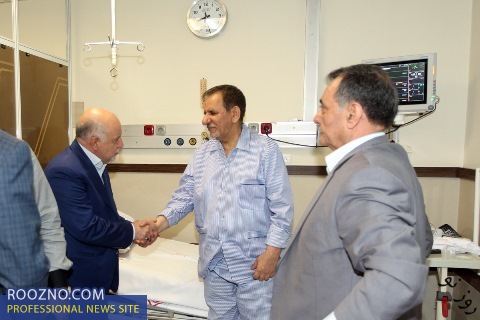 معاون اول رییس جمهور در بیمارستان/عکس