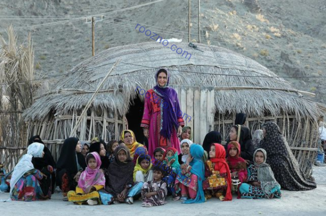 پوشش محلی الناز شاکردوست در بین عشایر +عکس