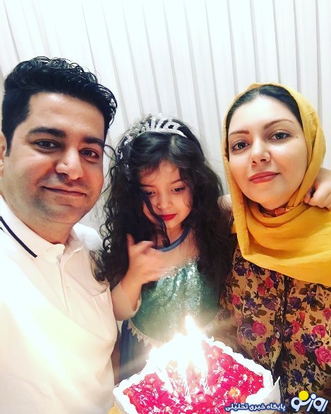 عکس یهویی آزاده نامداری در شب تولد همسرش! عکس عکس یهویی آزاده نامداری در شب تولد همسرش! عکس