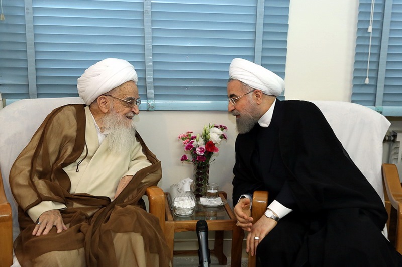 پیام روحانی برای درگذشت آیت الله صافی: در تمام دیدارهائی که با ایشان داشتم توصیه به تلاش برای تعامل و بهبود مناسبات با دیگر کشور‌ها می‌کرد