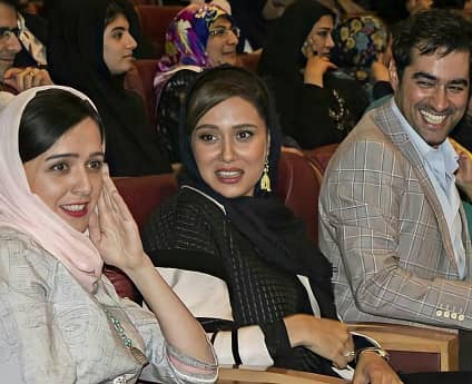 عکس ناگهانی از رفتار شهاب حسینی با 2 خانم بازیگر
