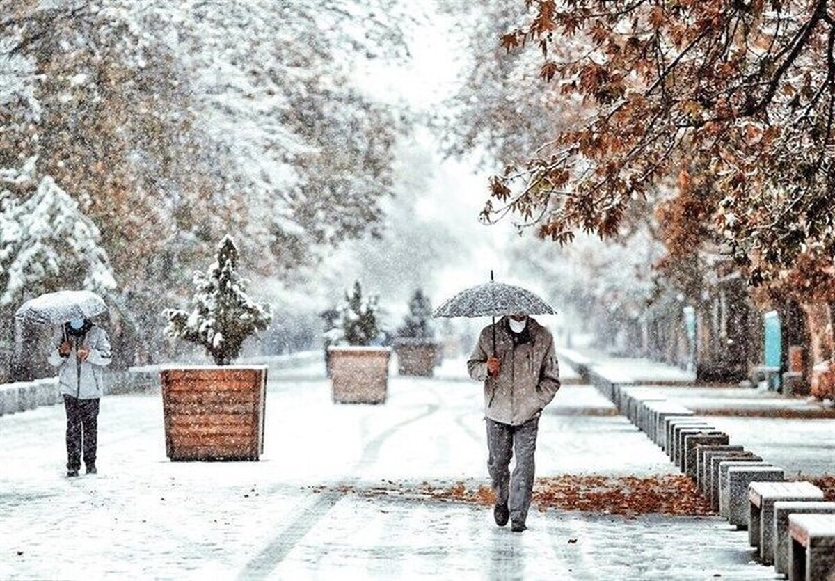برف و باران در ۲۵ استان