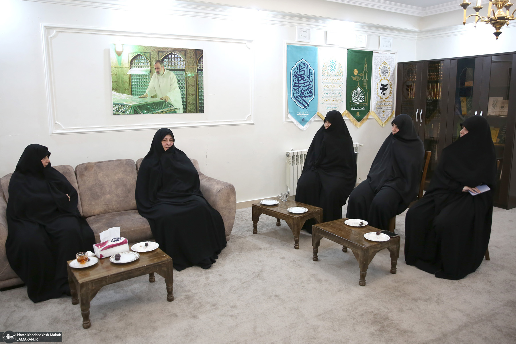 دیدار+خانواده+سید+حسن+خمینی+با+خانواده+رئیسی (2)