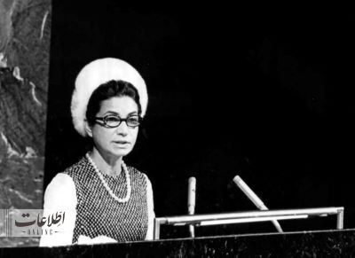 اشرف پهلوی در لباس حج (عکس)