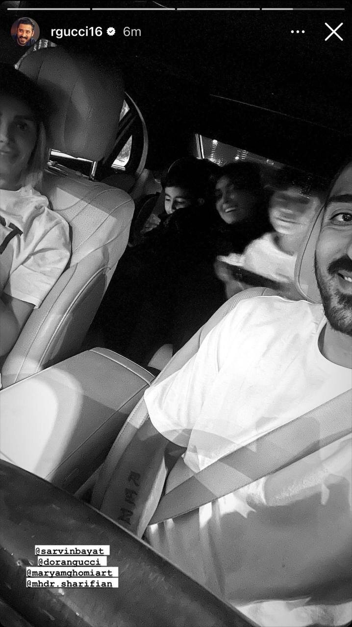 تصویری از گشتوگذار خانوادگی رضا گوچی در دبی