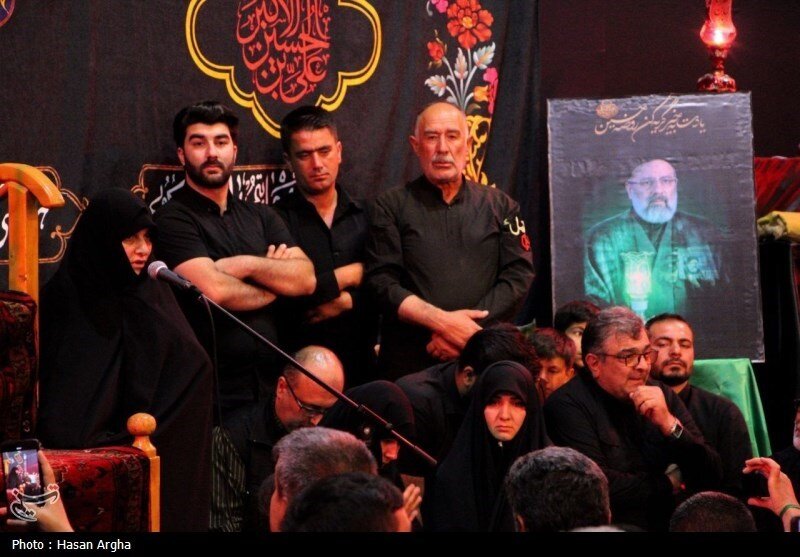 تصاویری از جمیله علمالهدی در حسینیه اعظم زنجان