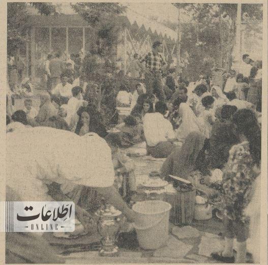 عکس هجوم مردم تهران به پارک شهر