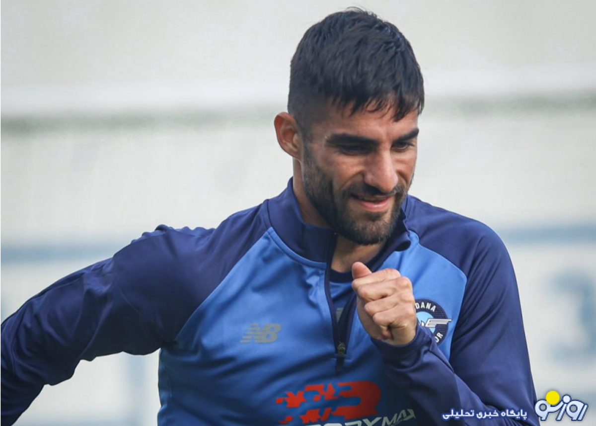 زمان حضور بمب درویش در تمرینات پرسپولیس