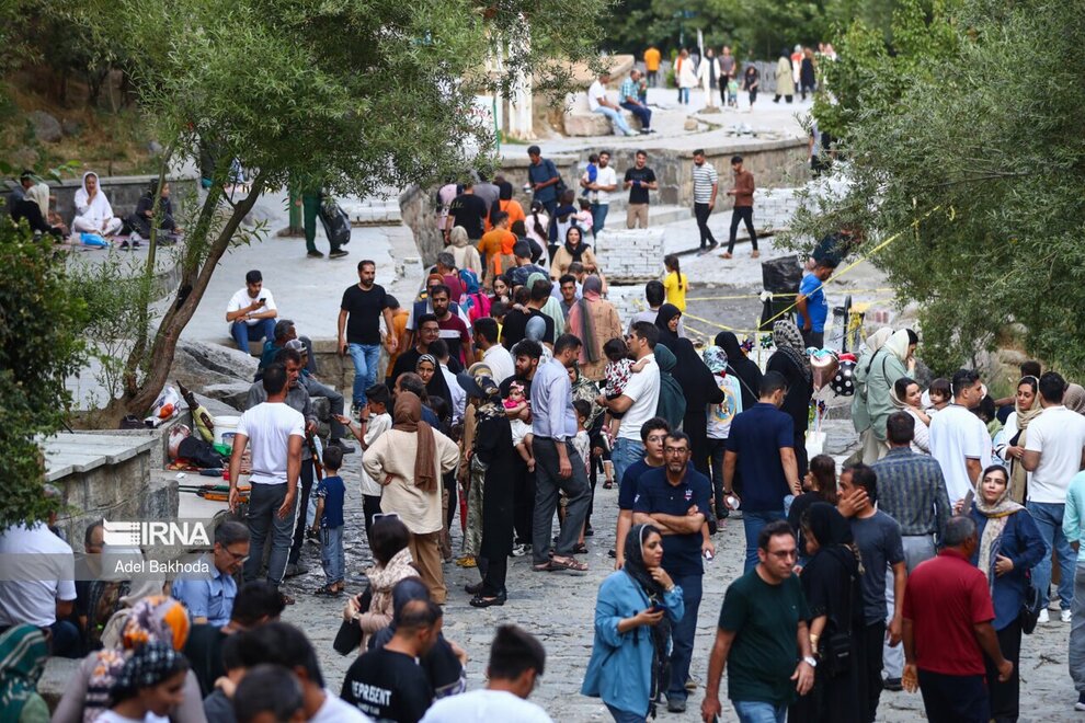 تصاویری از تفریح تابستانه ایرانی‌ها در گنجنامه