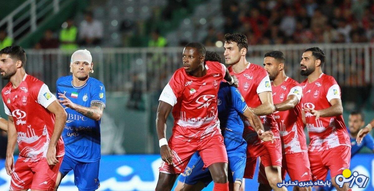 گل نجات بخش گولسیانی برای پرسپولیس علیه استقلالی ها
