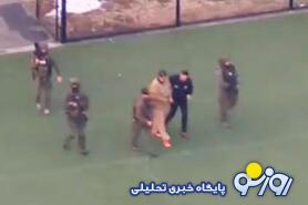 انتقال مادورو و همسرش به دادگاه نیویورک/عکس