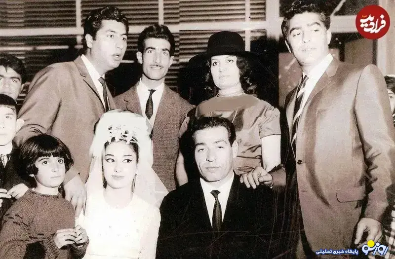 عکسی دیده نشده از محمدعلی فردین در عروسی جمیله