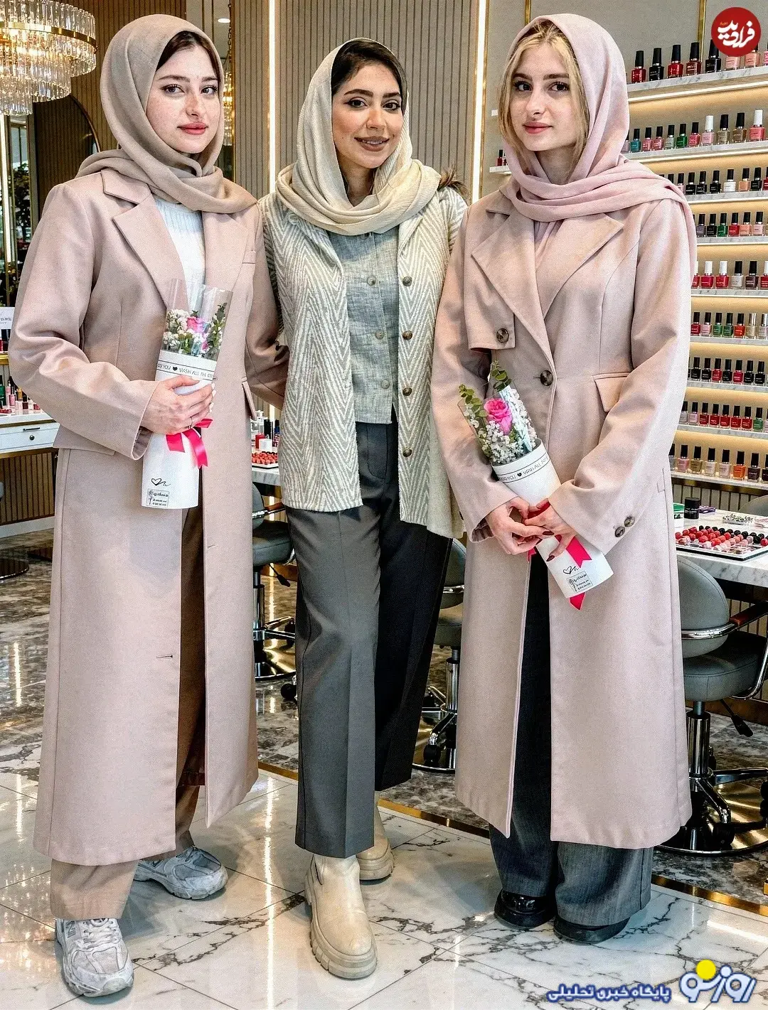 سارا و نیکا فرقانی در ۲۱ سالگی و در تهران