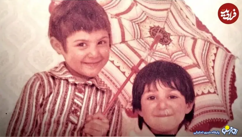 لاله اسکندری ۵ ساله در کنار برادرش لاله اسکندری ۵ ساله در کنار برادرش