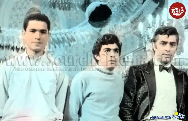 فردین در پشت صحنه فیلم قصر زرین فردین در پشت صحنه فیلم قصر زرین