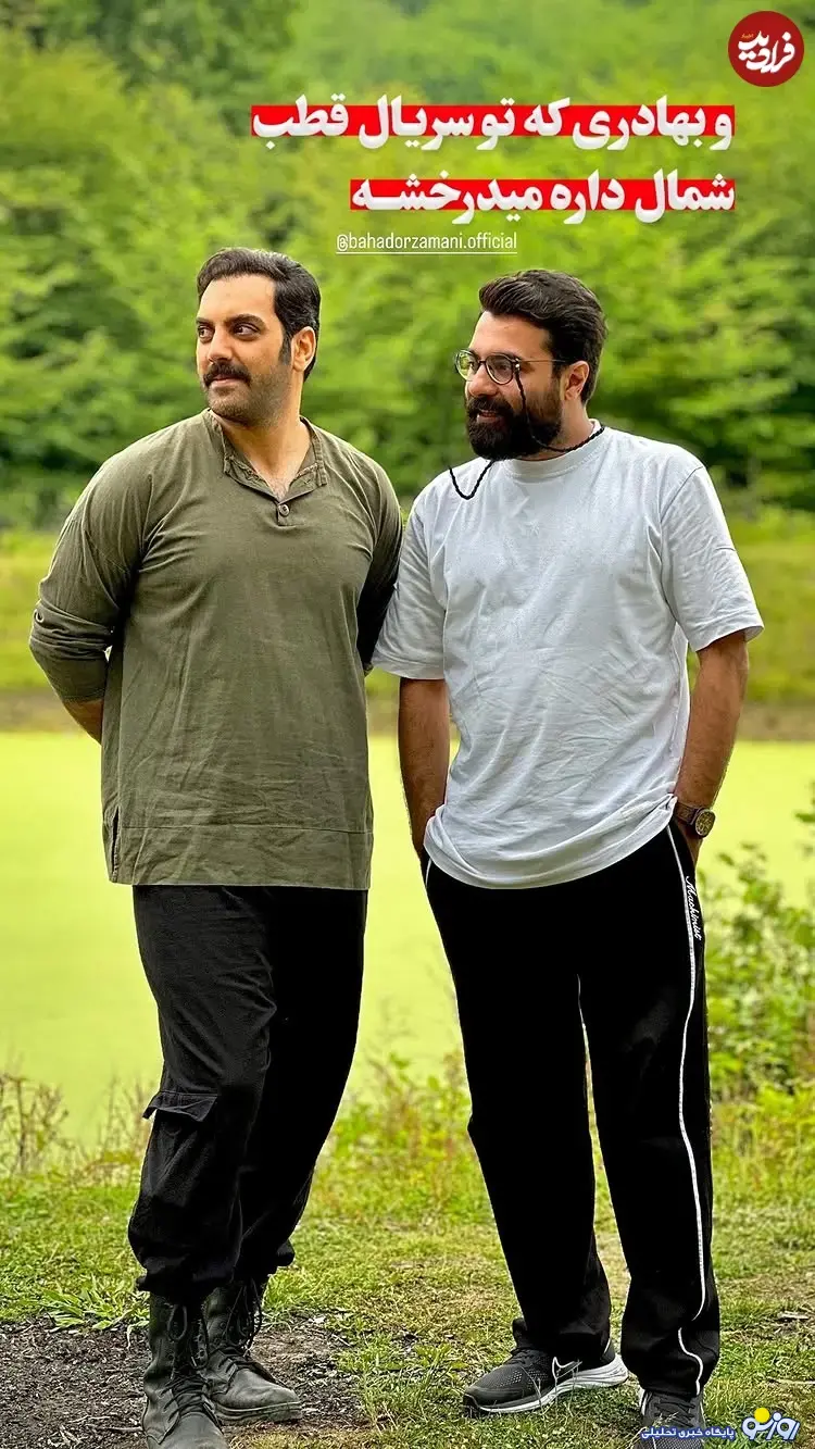 «سهراب و حاج احسان» در پشت صحنه «سریال سوجان» «سهراب و حاج احسان» در پشت صحنه «سریال سوجان»