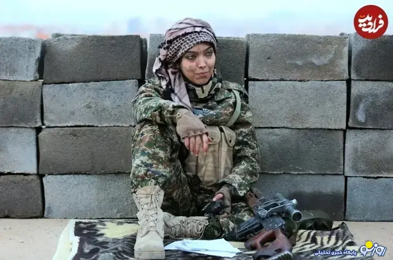 تصاویری از صدف اسپهبدی در نقش اسنایپر