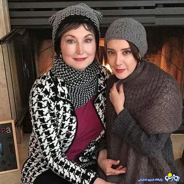 سحر جعفری جوزانی در کنار مادر آمریکاییاش سحر جعفری جوزانی در کنار مادر آمریکاییاش