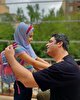 قاب عاشقانه منوچهر هادی و سوفیا در آخرین روز مدرسه