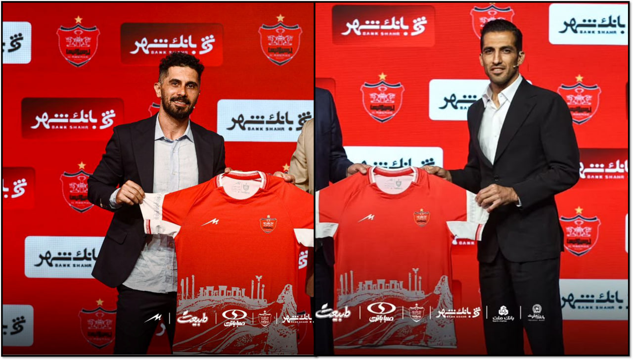 وحید امیری و تمدید قرارداد با پرسپولیس به همراه رضا درویش - امید عالیشاه و تمدید قرارداد با پرسپولیس