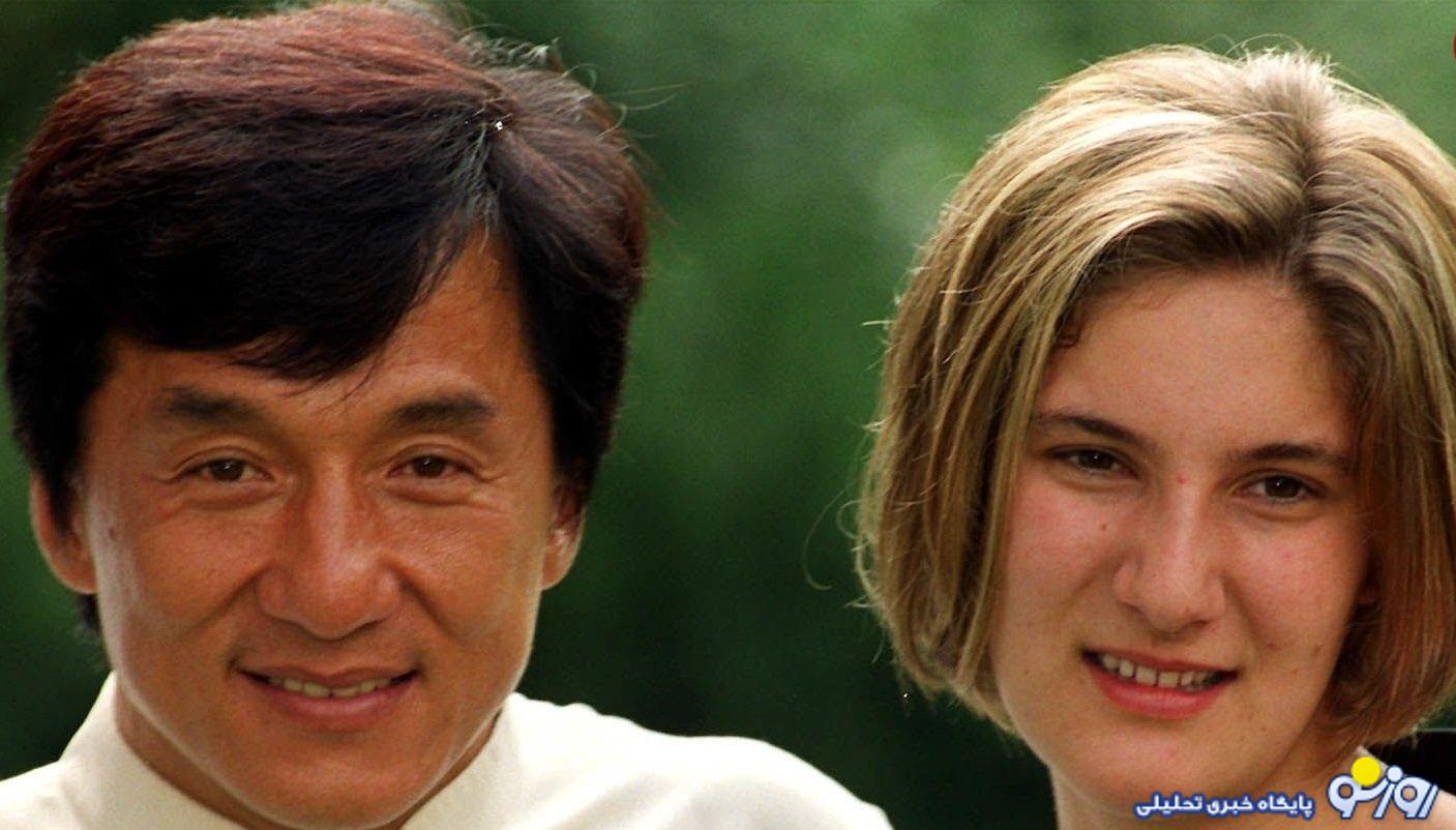 مبارزه «جکی چان با دختر تکواندو کار المپیکی انگلیس»؛ سال 1379/عکس