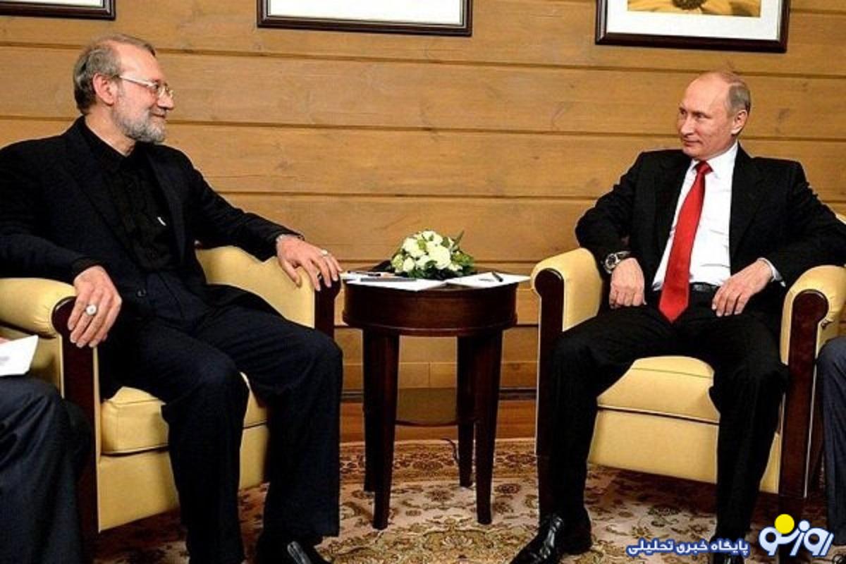 چرخش دوباره ایران به شرق با دیدار لاریجانی و پوتین