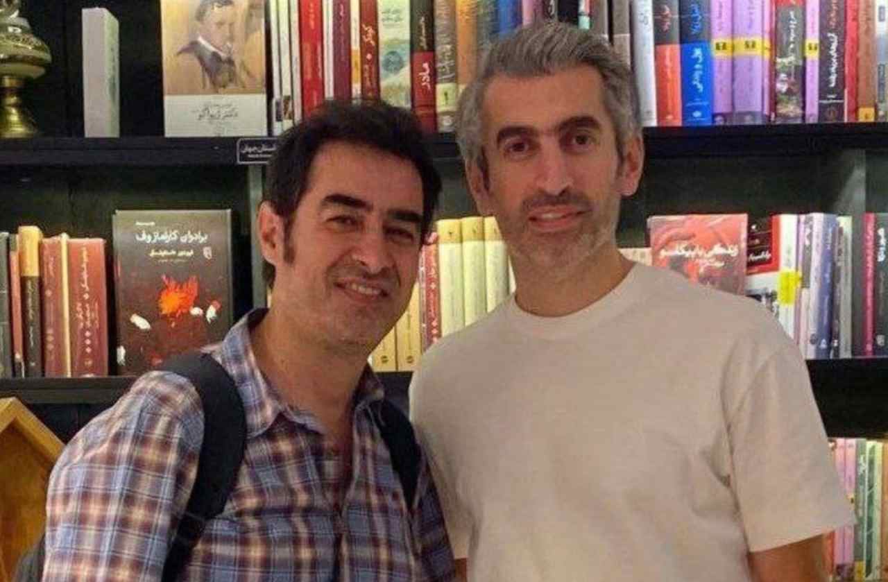 قاب مشترک مجتبی حسینی و شهاب حسینی در اکران ِیک فیلم سینمایی