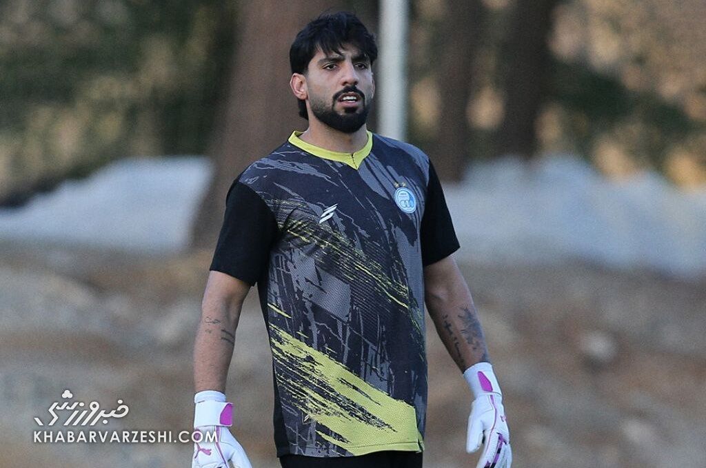 بازگشت یک مصدوم به تمرین استقلال بازگشت یک مصدوم به تمرین استقلال