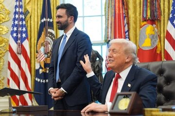 ترامپ در اولین دیدار با ممدانی به تمجید از او پرداخت؛ او جهادی نیست و میخواهد عظمت نیویورک را بازگرداند/نتانیاهو بازداشت نمیشود ترامپ در اولین دیدار با ممدانی به تمجید از او پرداخت؛ او جهادی نیست و میخواهد عظمت نیویورک را بازگرداند/نتانیاهو بازداشت نمیشود