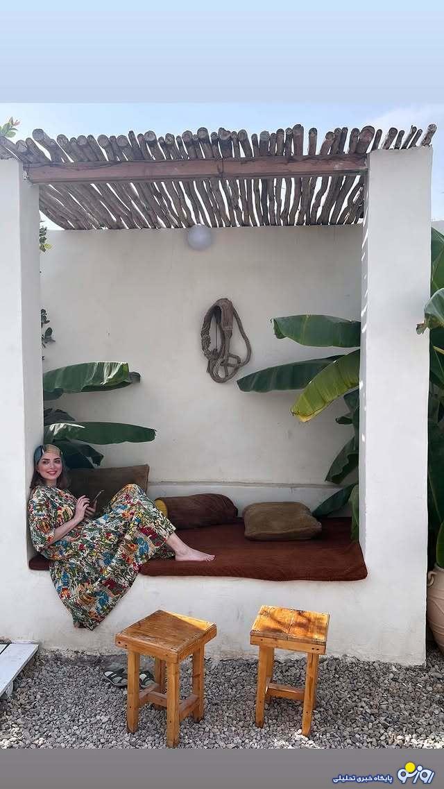 استایل بهنوش طباطبایی در سفر به جنوب وایرال شد