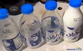 تورم وحشتناک روی لبنیات!