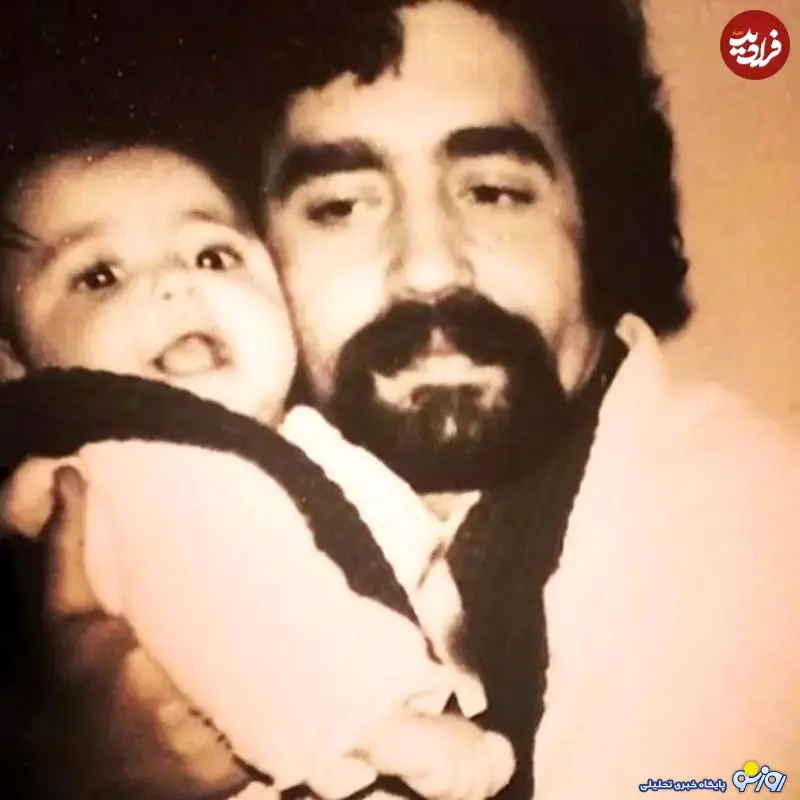 عکسی جذاب از شقایق یک ساله در آغوش بهزاد فراهانی ۲۸ ساله