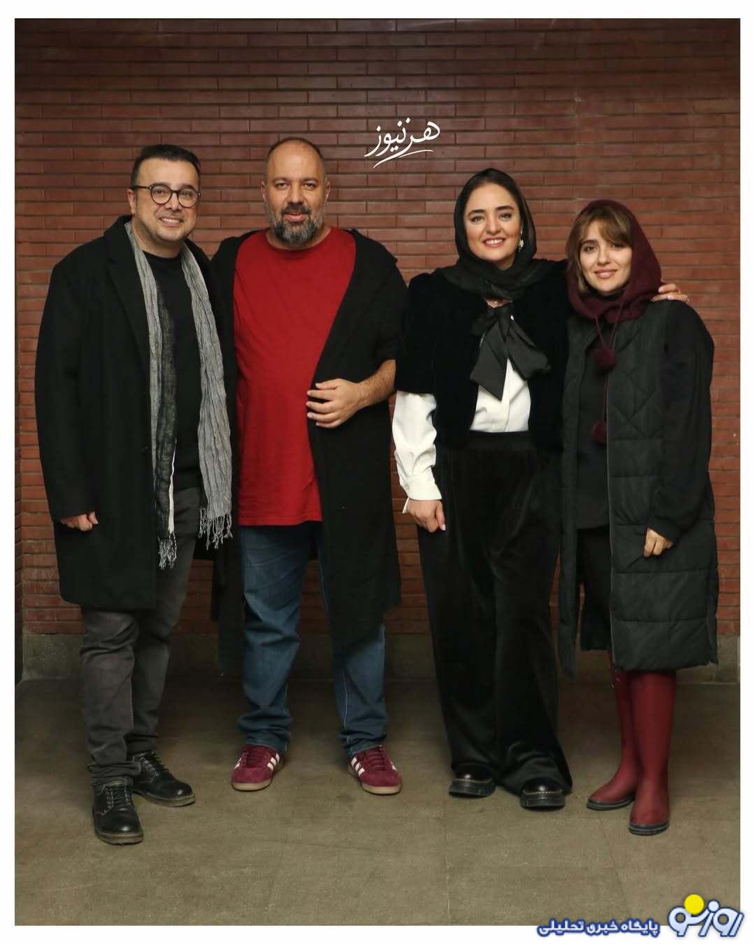 زوج‌های مشهور سینمای ایران در یک قاب دسته‌جمعی