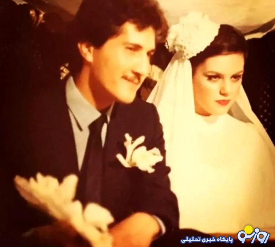 عکس عروسی افسانه چهره آزاد بازیگر روشنایی شب